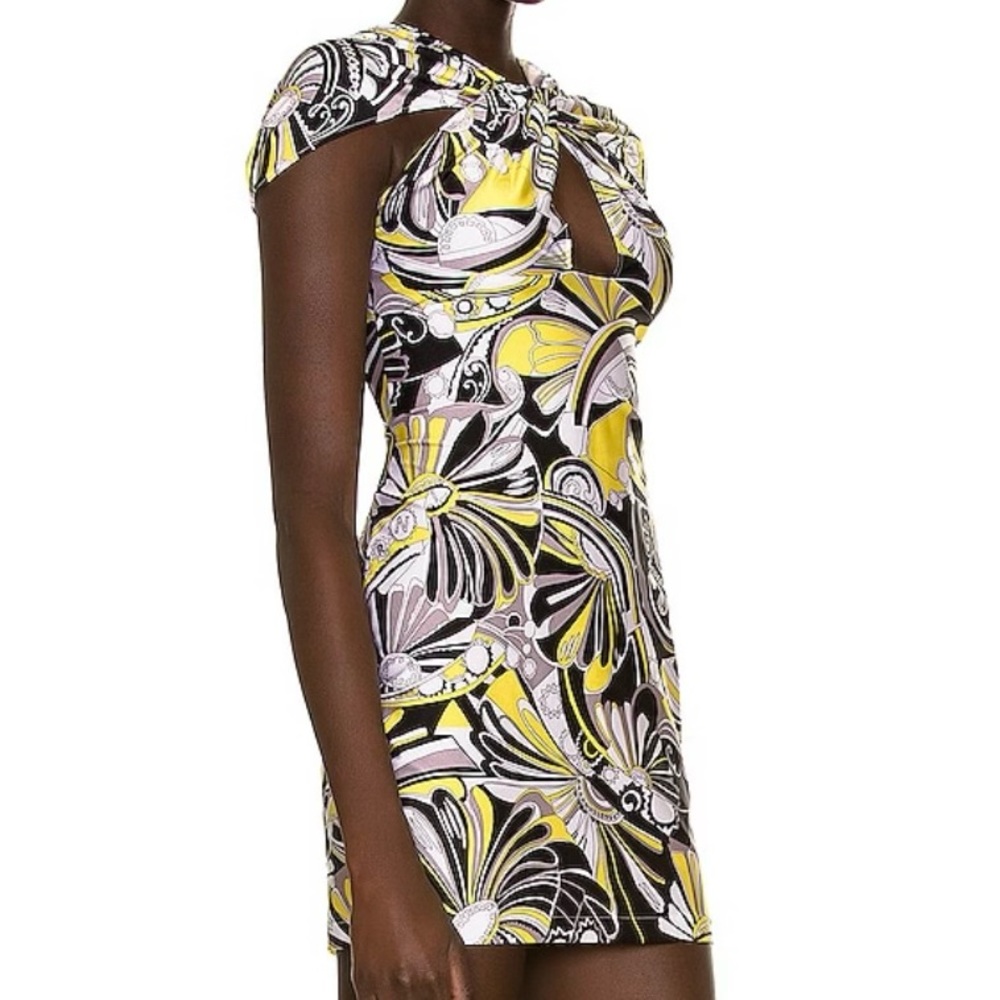 coperni jersey mini cutout dress
